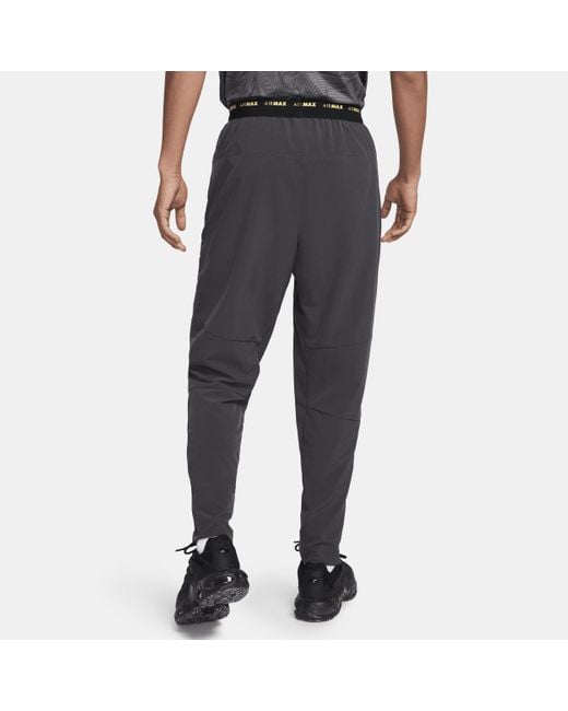 Nike Gray Air Max Dri-fit Woven Trousers Polyester for men