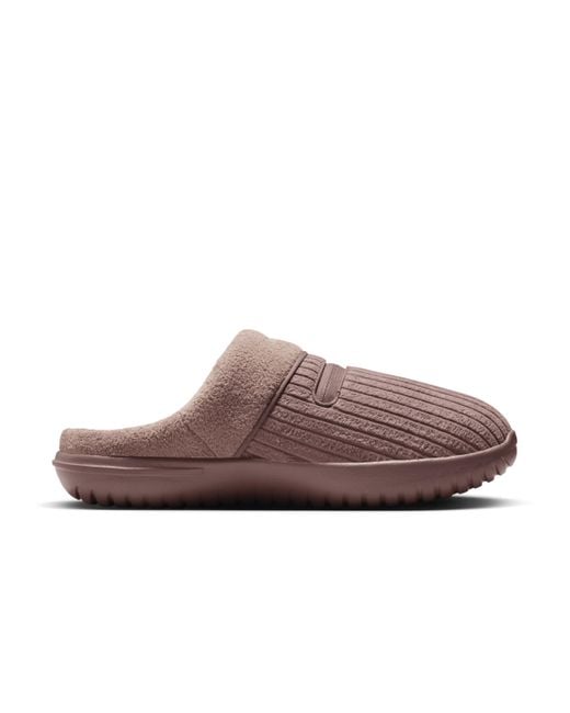 Pantofola burrow di Nike in Brown