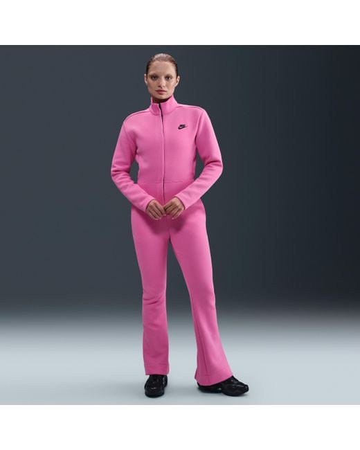 nike tech pink tracksuit