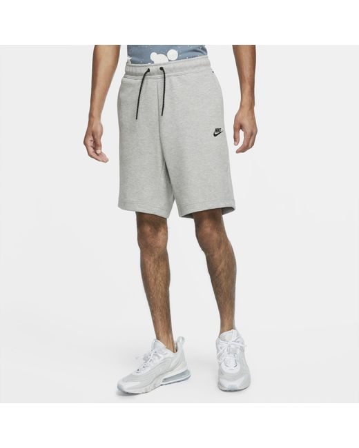 Nike Sportswear Tech Fleece Shorts in Grey (Grey) for Men - Save 59% | Lyst  Australia
