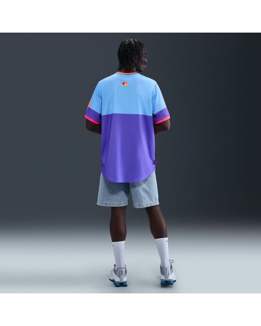 Nike Blue Colorado Rockies City Connect Menâ Dri-Fit Adv Mlb Limited Jersey for men