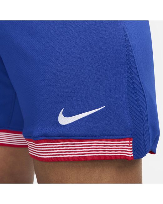 Nike Blue Usmnt 2024 Stadium Home Dri-fit Soccer Replica Shorts