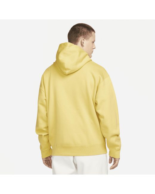 Sweat À Capuche En Tissu Fleece Solo Swoosh Pour Homme Nike pour homme en coloris Yellow