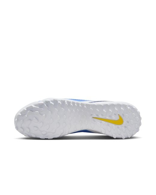 Nike Blue Phantom 6 Low Academy Turf Soccer Shoes for men