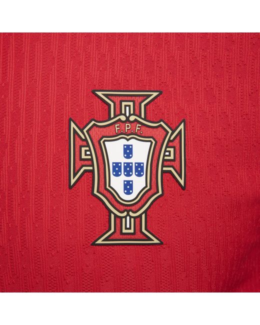 Nike Red Portugal ( Team) 2024/25 Match Home Dri-fit Adv Football Authentic Shirt 50% Recycled Polyester for men