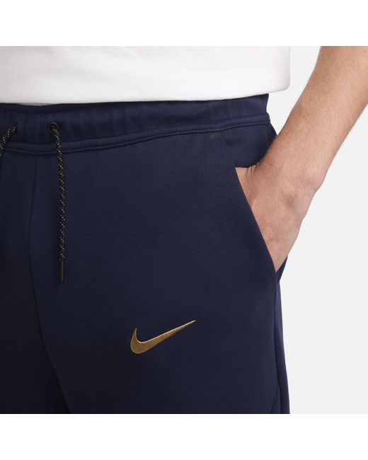 Nike Blue Fff Tech Fleece Football joggers for men