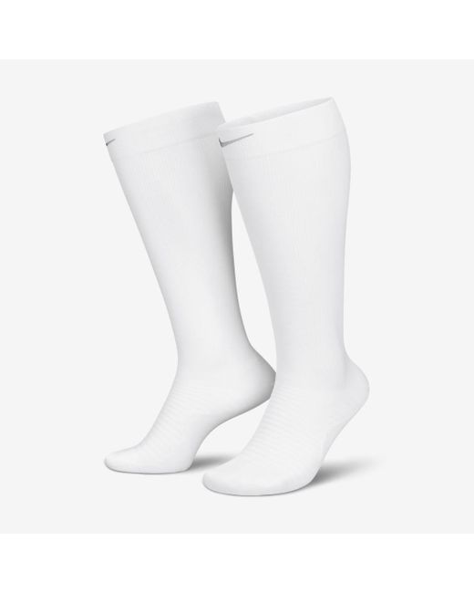 Nike Spark Lightweight Over-the-calf Compression Running Socks White | Lyst