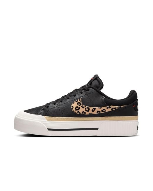 Nike Black Court Legacy Lift Shoes