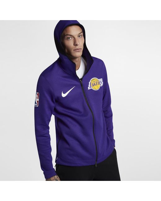 Nike Synthetic Los Angeles Lakers Therma Flex Showtime Men's Nba Hoodie in  Purple for Men | Lyst