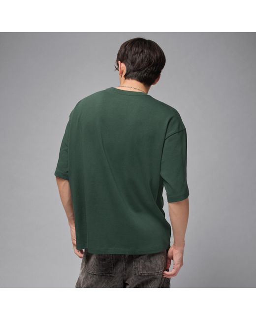 Nike Green Flight Essentials Oversized T-Shirt for men