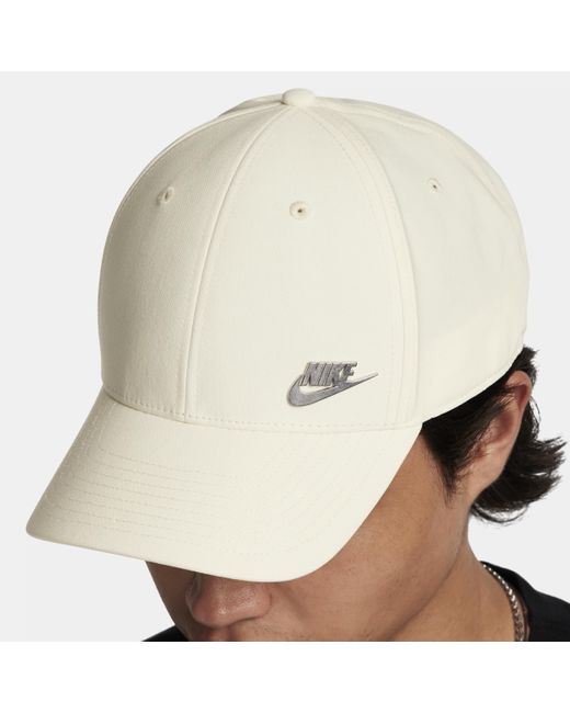 Nike Black Dri-Fit Club Structured Metal Logo Cap