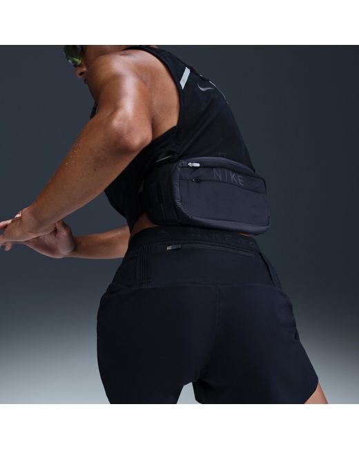 Nike Blue Trail Dri-Fit Brief-Lined Running Shorts