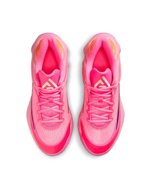 Nike Pink Giannis Immortality 4 Basketball Shoes for men