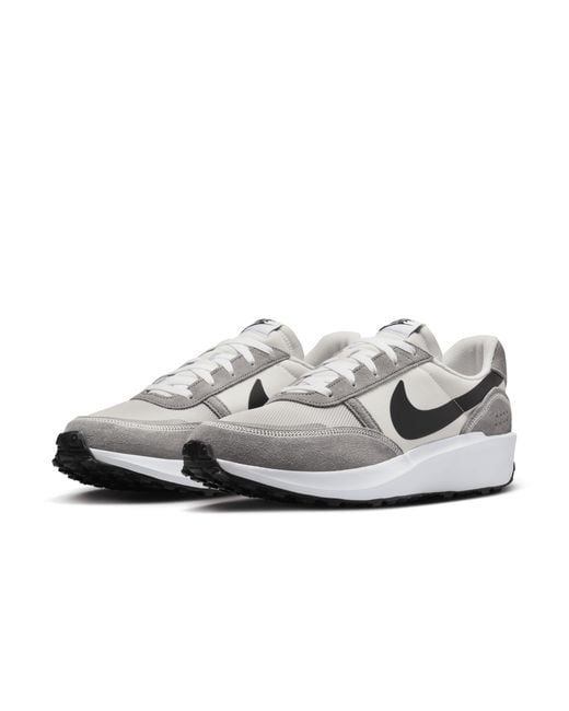 Nike White Waffle Nav Shoes for men