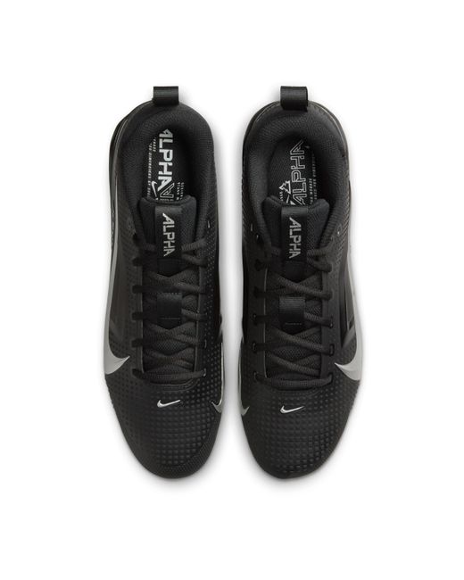 Nike Black Alpha Menace 4 Varsity Football Cleats for men