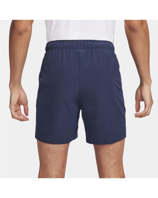 Nike Blue Court Advantage Dri-fit 7" Tennis Shorts for men