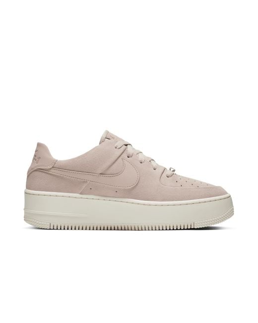 Nike White Air Force 1 Sage Low Shoe Leather