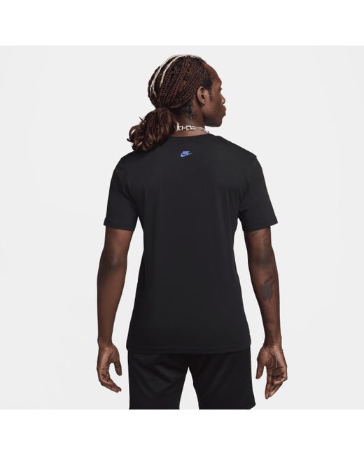 Nike Black Air Max Short-sleeve T-shirt Cotton for men
