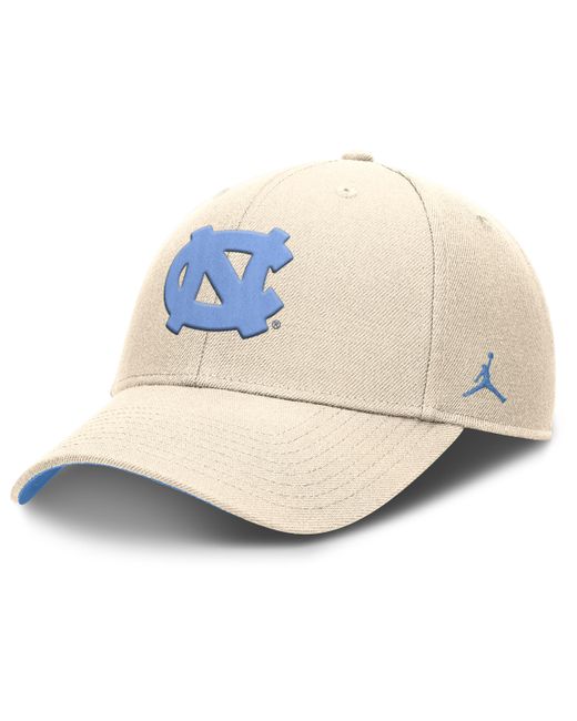 Nike Blue North Carolina Primetime Rise Brand Dri-Fit College Trucker Adjustable Hat for men