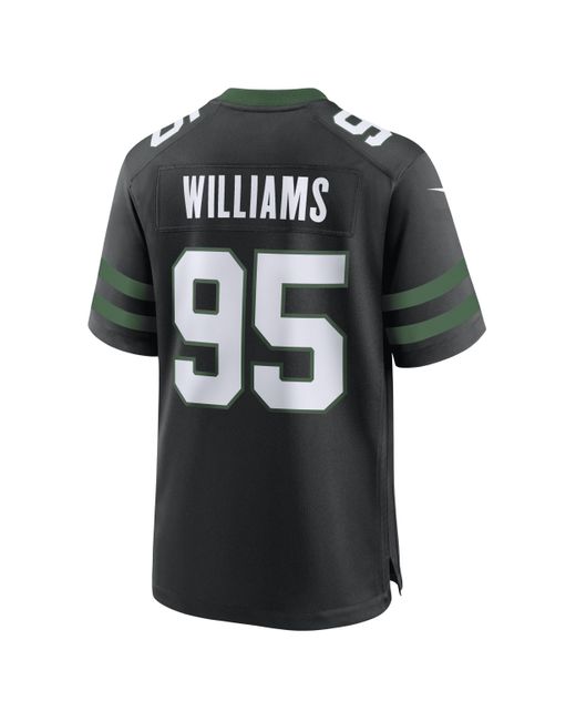 Nike Black Quinnen Williams New York Jets Nfl Game Football Jersey for men