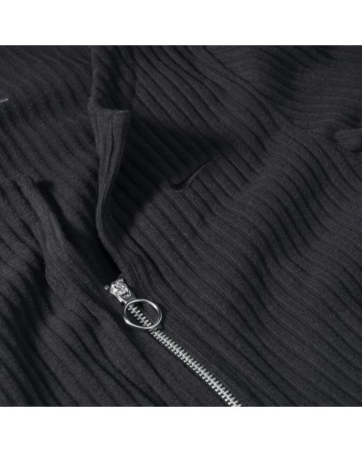 Nike Black Sportswear Chill Knit Slim Full-zip Ribbed Cardigan
