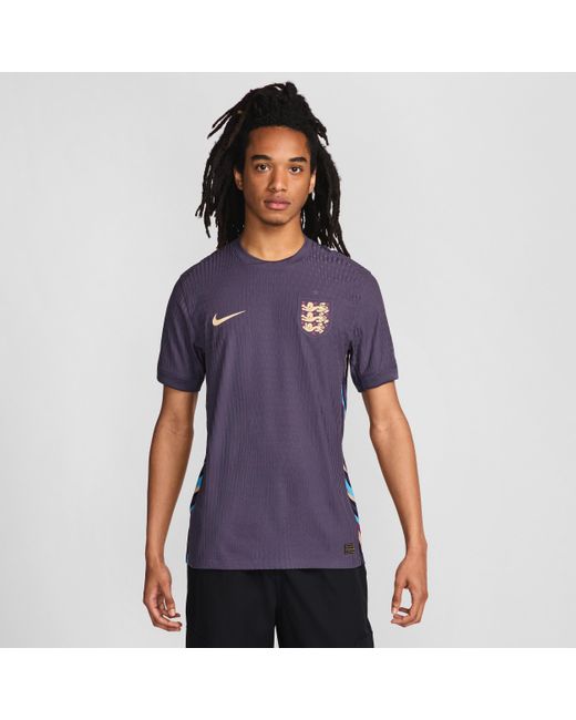 Nike Purple England (team) 2024/25 Match Away Dri-fit Adv Soccer Authentic Jersey for men
