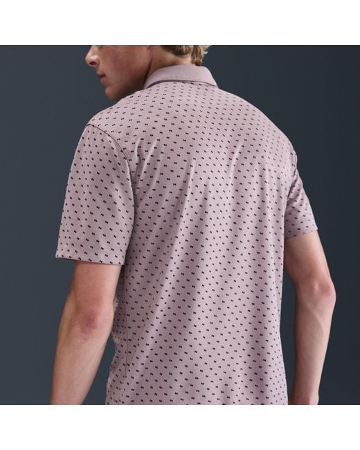 Nike Purple Victory+ Dri-Fit Golf Polo for men