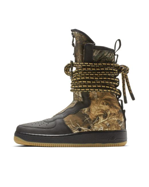 Nike sf air deals force 1 boot black