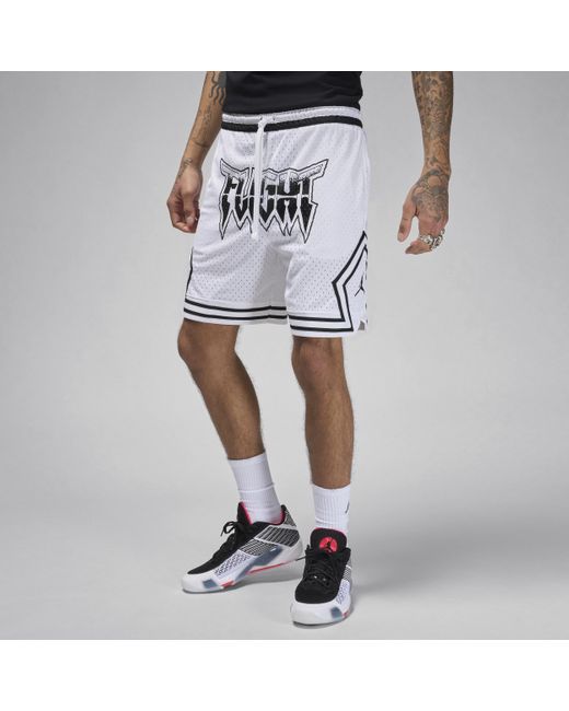 Nike White Sport Dri-fit Diamond Shorts for men