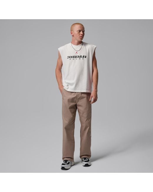 Nike Brown Essentials Woven Pants for men