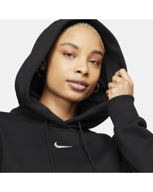 Nike Black Sportswear Phoenix Fleece Pullover Hoodie