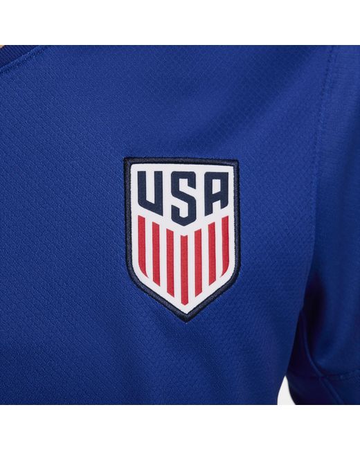 Nike Blue Usmnt 2024 Stadium Away Dri-fit Football Replica Shirt 50% Recycled Polyester