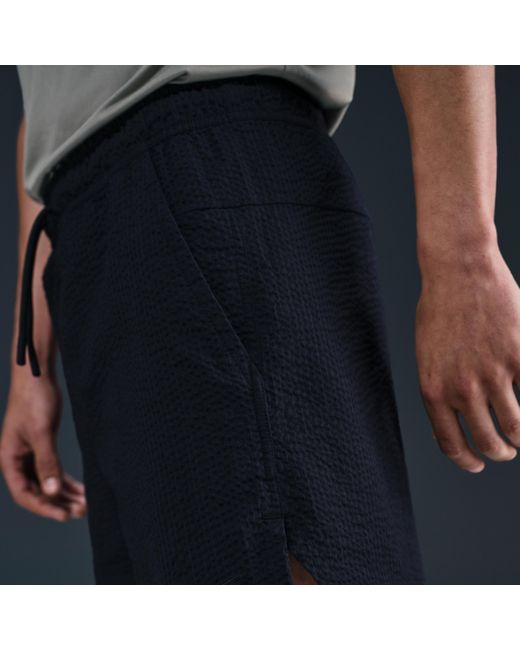 Nike Blue Unlimited Dri-Fit 12.5Cm (Approx. Unlined Seersucker Versatile Shorts for men