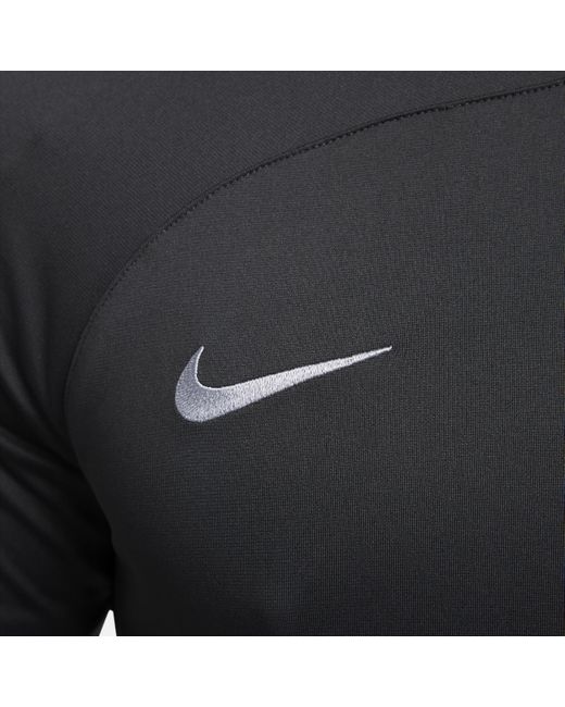 Tuta da calcio in maglia con cappuccio dri-fit liverpool fc strike di Nike in Black da Uomo