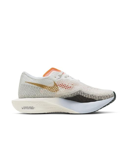 Nike White Vaporfly 3 Road Racing Shoes for men
