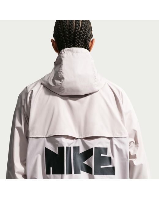 Nike Brown Windrunner Graphic Woven Jacket for men