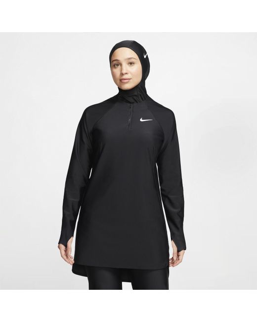 Nike Victory Full-coverage Swim Tunic in Black