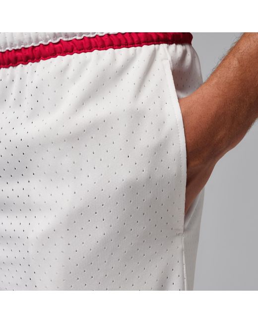 Nike White Sport Dri-Fit 9" Diamond Shorts for men