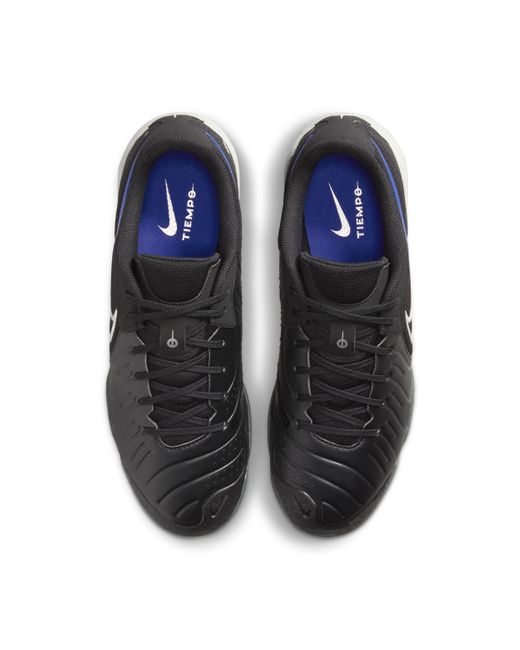 Nike Black Tiempo Legend 10 Academy Indoor Court Low-top Football Shoes Leather