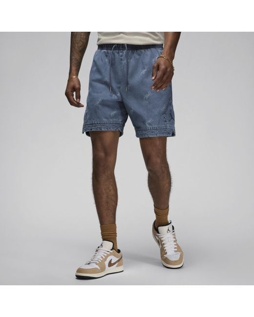 Nike Blue Air Denim Shorts for men
