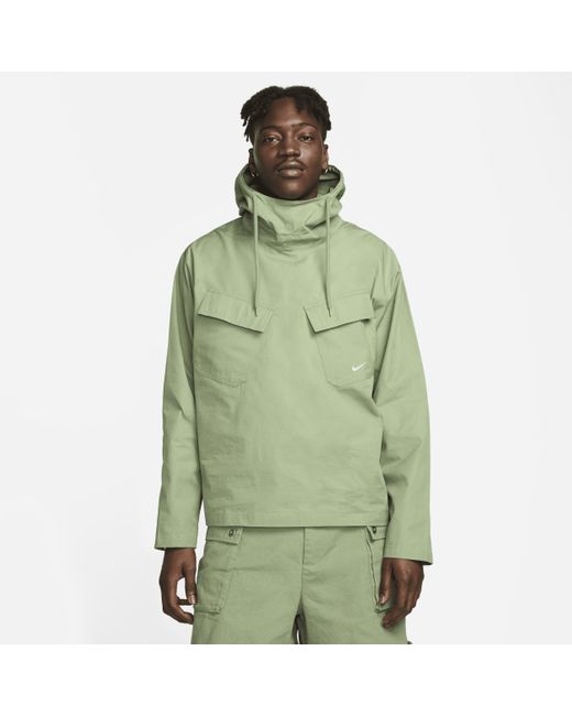 Nike Life Woven Pullover Field Jacket In Green, for Men | Lyst
