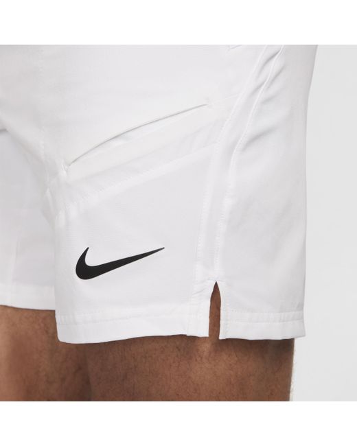 Nike White Court Advantage Dri-fit 7" Tennis Shorts for men