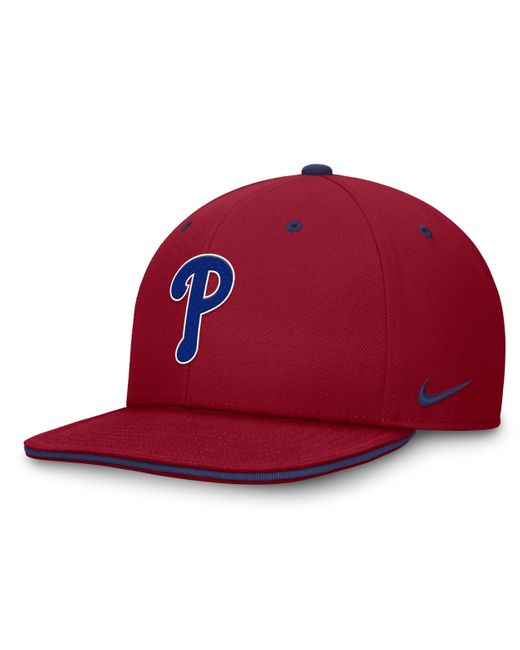 Nike Red Philadelphia Phillies Primetime Pro Dri-fit Mlb Adjustable Hat for men