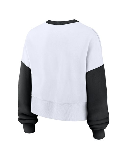 Nike White Baltimore Orioles Primary Mlb Pullover Crew