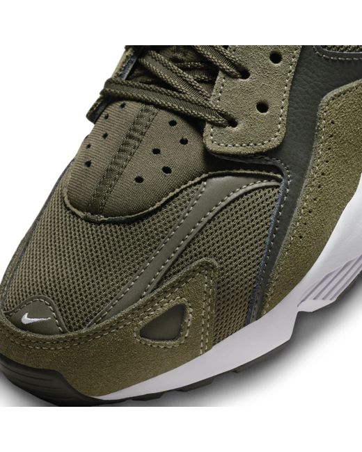 Nike Green Air Huarache Runner Shoes for men