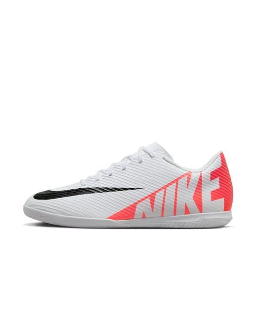 Nike White Mercurial Vapor 15 Club Indoor/Court Low-Top Soccer Shoes for men