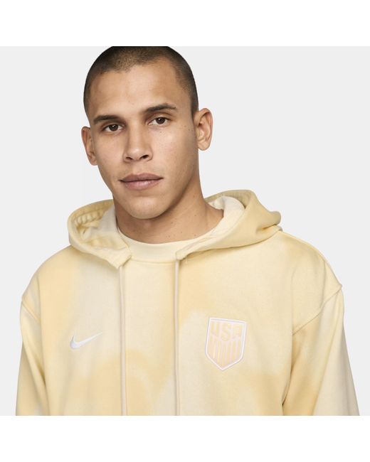 Nike Natural Usmnt Standard Issue Dri-fit Soccer Pullover Hoodie for men