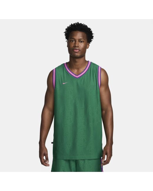 Nike Green Giannis Dri-fit Dna Basketball Jersey for men