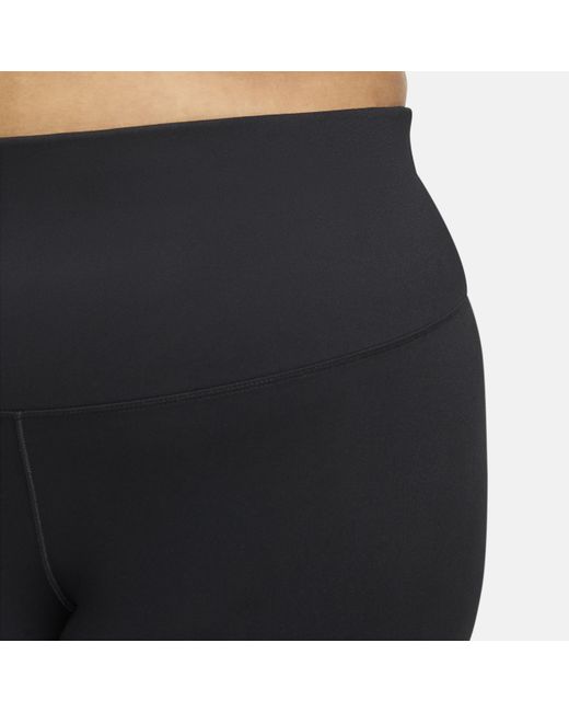 Nike Black One High-waisted Full-length leggings Polyester