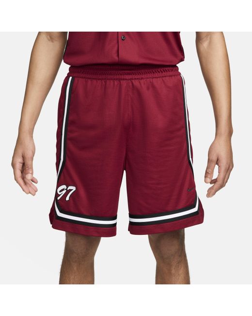 Nike Red Dna Crossover Dri-fit 8" Basketball Shorts for men